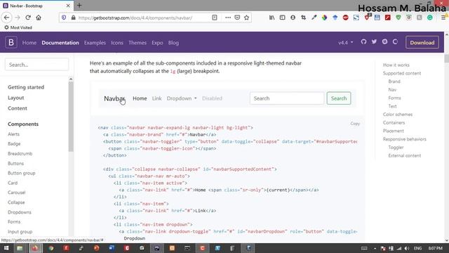HMB | FSWD | CH03 | Bootstrap 4 07 смотреть онлайн