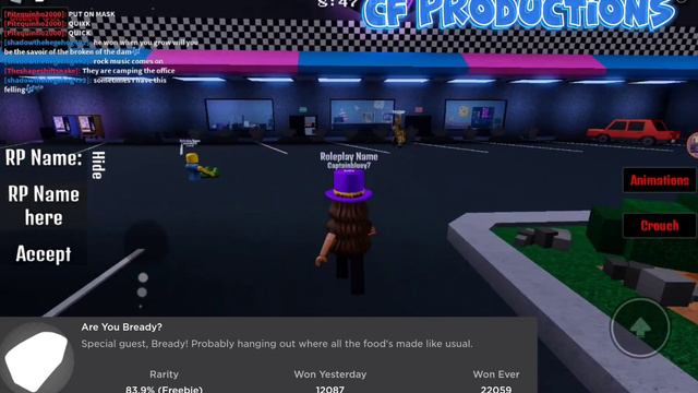 How to get the badges "Are you Bready?" and "La Creatura" in Fazbear's Revamp RP 2 смотреть онлайн