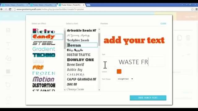 HOW TO CREATE A POSTER USING POSTERMYWALL смотреть онлайн