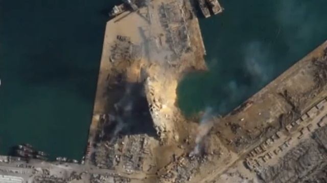 Cнимки порта Бейрута до и после взрыва смотреть онлайн