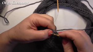 Шапка Тюрбан спицами Шапка для круглолицых