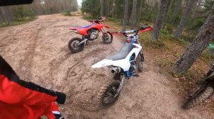 Лесной Прохват С Владельцем Кошайна - Китайского Двухтактника / Покатушки на питбайке Бсе и Аполло