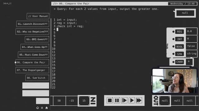 Can you solve it in 3 loc? | Comet 64 - Disk 1 смотреть онлайн