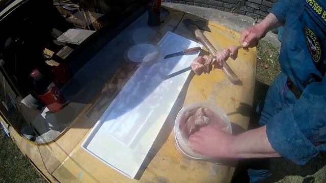 Как мы встретили 1 мая на работе. Пожарные жарят шашлык. смотреть онлайн