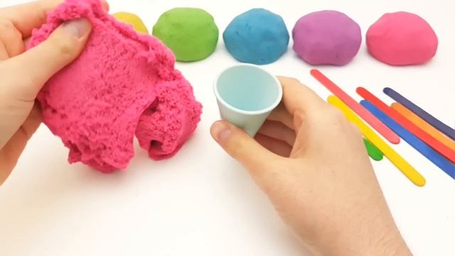 Mainan Dan Lagu Anak-Anak L أغنية للأطفال ,قوس قزح الرمال الحركي | Belajar Hewan Liar Untuk Anak