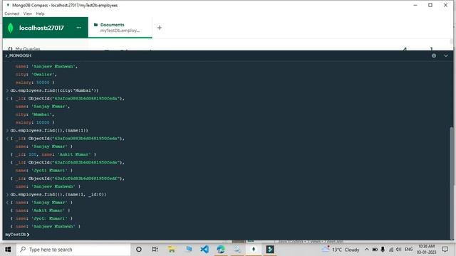 #11 Best way to Retrieve or Fetch document from MongoDB database | Find document in MongoDB | Hindi смотреть онлайн