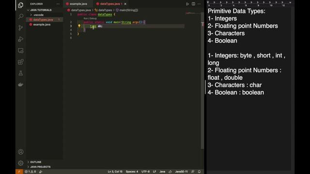 Primitive Data Types , Declare Variables , Dynamic Value Assign | Java Tutorial-02 | Hindi смотреть онлайн