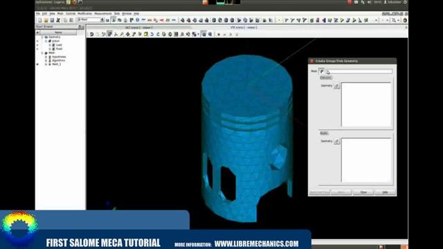 Libre Mechanics | First Salome Meca Tutorial смотреть онлайн