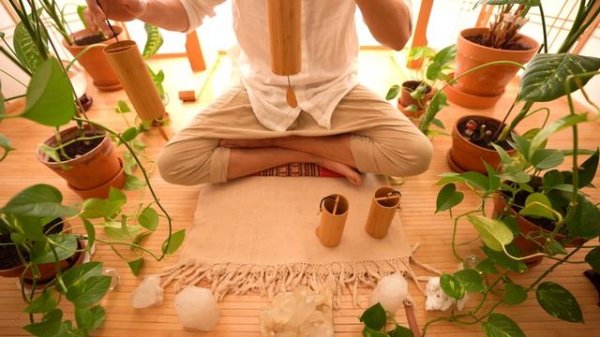 1 Hour of Koshi Chimes | Gentle Meditation Music | Fire, Earth, Wind, Water Chimes to Calm Anxiety