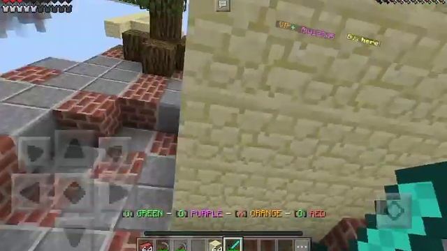 Играю в Bed Wars в minecraft pe 0.15.6 мой первый Bed Wars смотреть онлайн