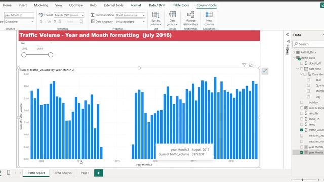 How to convert a date into month-year format | Datetime |Formatting in Power BI | Grouping смотреть онлайн
