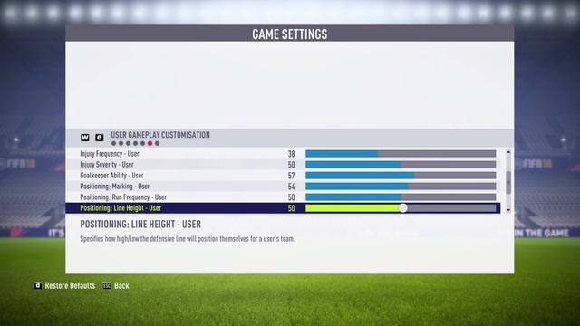FIFA 18 best LEGENDARY slider settings (realistic gameplay) смотреть онлайн