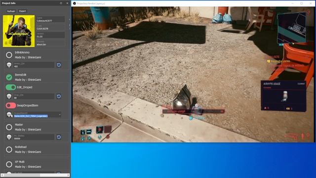 Cyberpunk 2077 PS4 Trainer Edit and Swap Items смотреть онлайн