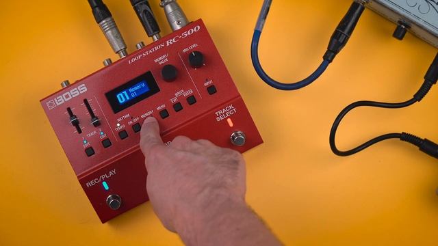 BOSS RC500 - loop station a due tracce con ritmi inclusi