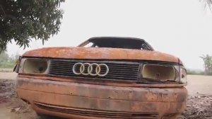Полное восстановление АУДИ 80 заброшенной на 30 ЛЕТ
