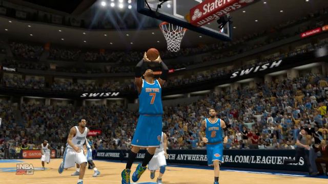 Slam dunk of Carmelo Anthony (NBA 2k 13) смотреть онлайн
