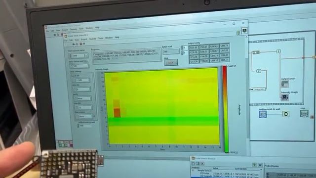 LabVIEW intensity graph using Pyboard with MicroPython смотреть онлайн