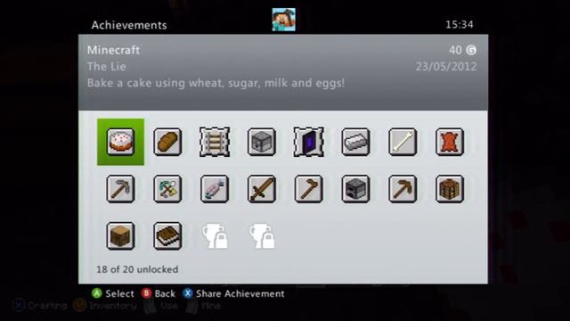 MINECRAFT - THE LIE XBOX 360 ACHIEVEMENT смотреть онлайн
