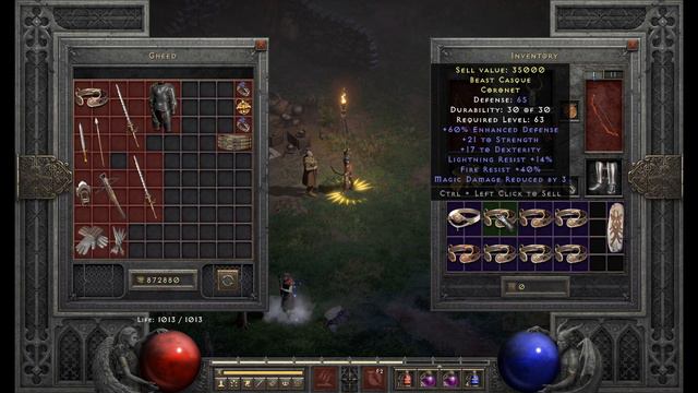 Gambling 10 million gold in Coronets | Diablo 2: Resurrected смотреть онлайн