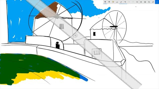 how to rotate the ruler in microsoft whiteboard and zoom the protractor #howto #rotate #snip #sketc смотреть онлайн