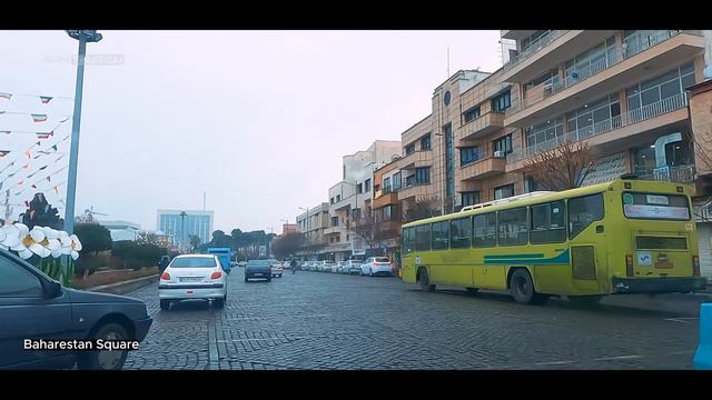 TEHRAN 2024 🇮🇷 Driving In Tehran Snowing Day | IRAN 4K