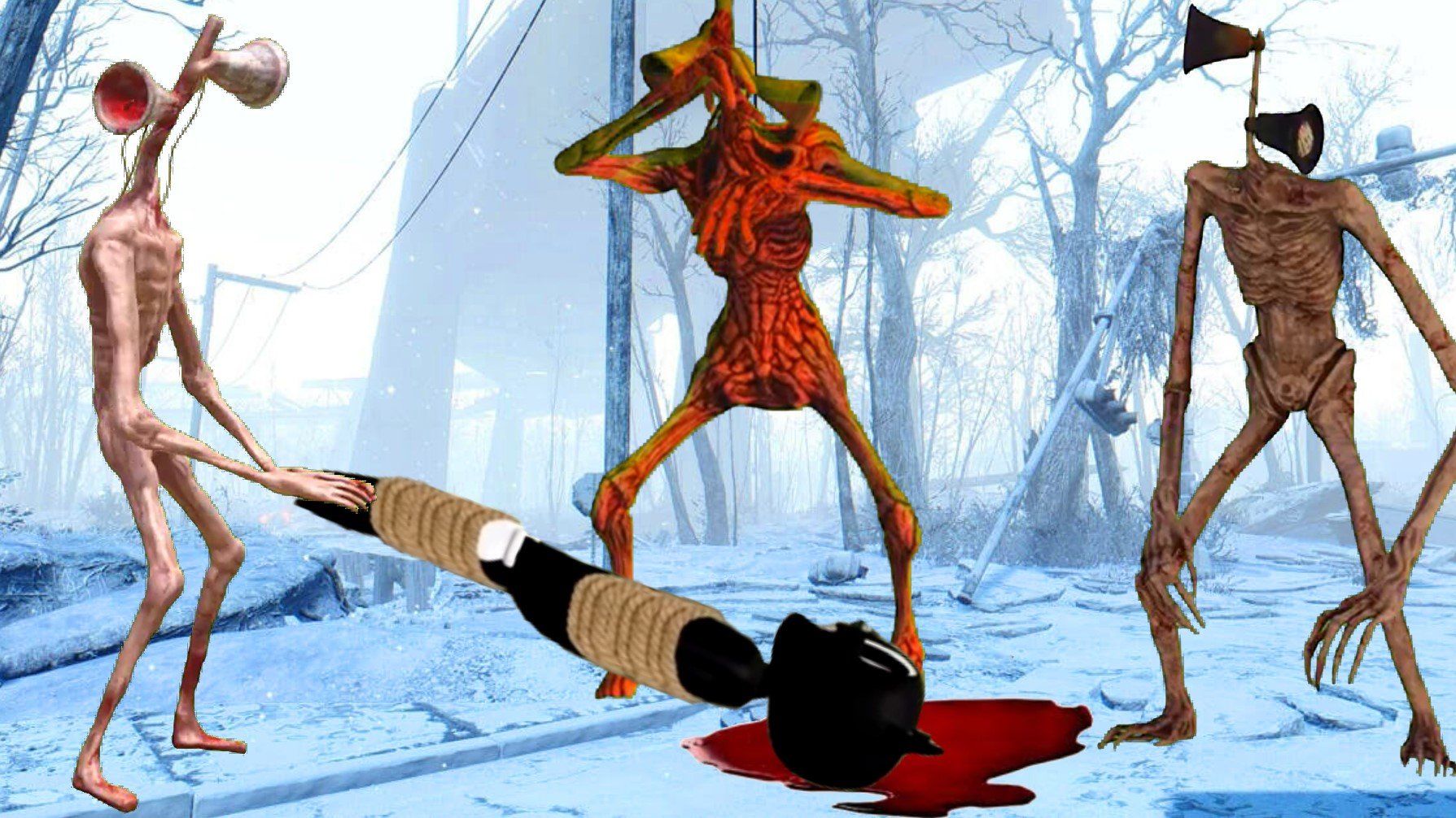 Сиреноголовые против Картун Кэт / Siren Head vs Cartoon Cat in Real Life смотреть онлайн