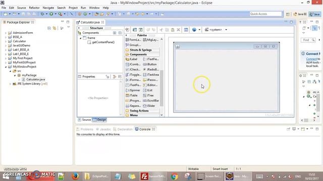 (Java) Create Window Application project in Eclipse for Java смотреть онлайн