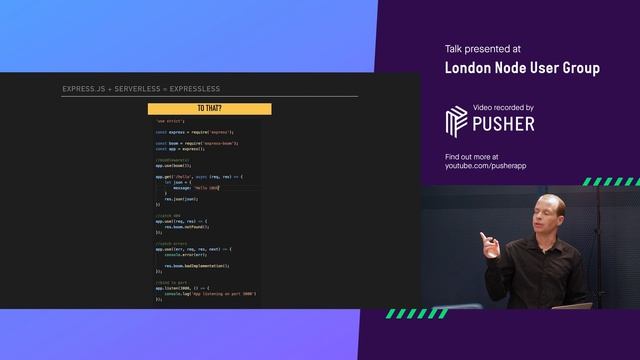 Expressless 200 OK - Eran Keren London Node User Group May 2018 смотреть онлайн