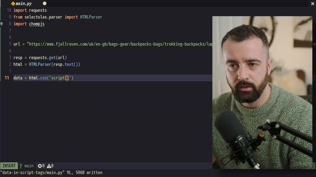 How To Parse Data Scraped from SCRIPT tags смотреть онлайн
