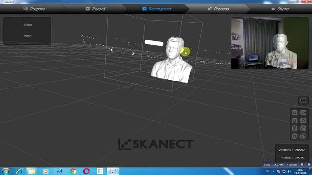 Сканируем с помощью Kinect от xbox 360 и распечатываем на 3d принтере (ПОДРОБНО) смотреть онлайн
