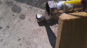 Потёк кран смеситель Как быстро заделать течь СОДА плюс СУПЕР КЛЕЙ тест