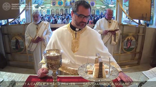 Greek Orthodox Divine Liturgy of Saint John Chrysostom commemorating: 15th Sunday of Luke 01/22/23 смотреть онлайн