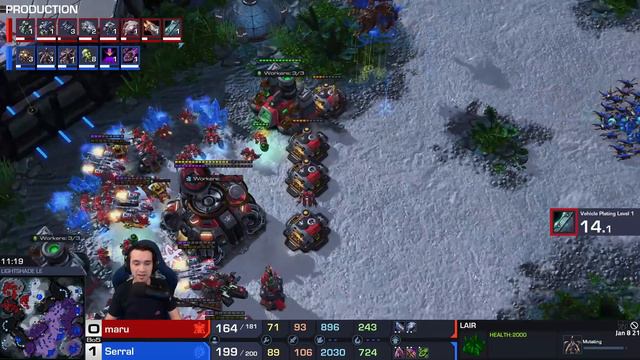 Starcraft 2 TSL 6 Playoffs: WORLD CHAMP vs GSL KING - Serral (Zerg) vs Maru (Terran) смотреть онлайн