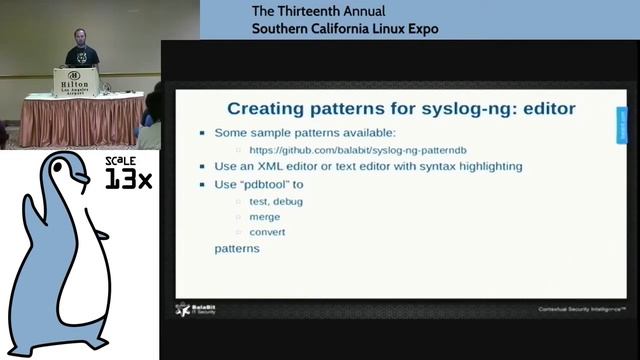 [SCaLE 13x] Peter Czanik | syslog-ng смотреть онлайн