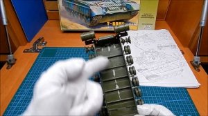 Сборка модели Т-80БВ (Часть 1) в масштабе 1/35 от фирмы «Звезда»