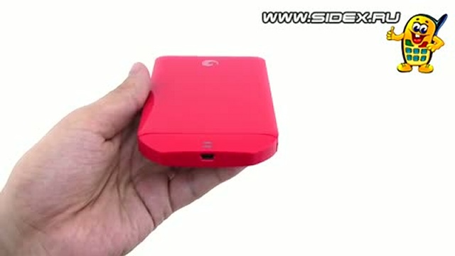 Sidex.ru: Видеообзор внешнего HDD Seagate FreeAgent GoFlex Portable 500 Gb Red смотреть онлайн