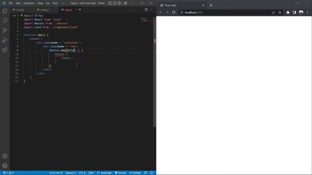 How to make card using react js смотреть онлайн