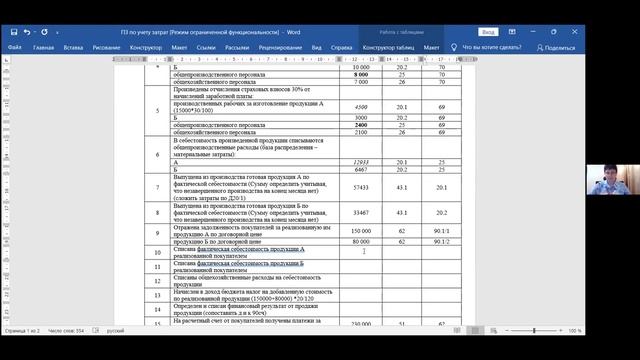 Общая схема учета затрат Основная система налогообложения ОС практика Надежда.mp4 смотреть онлайн