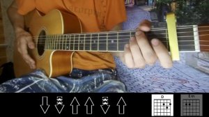 Как играть: Dabro - На часах ноль-ноль (БЕЗ БАРРЭ | ПРОСТЫЕ АККОРДЫ | НА ГИТАРЕ)