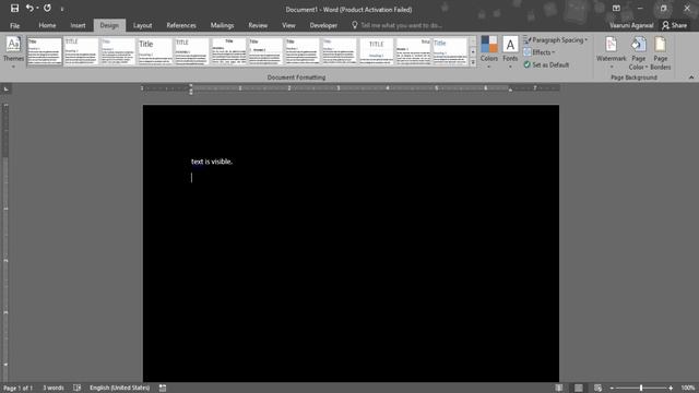 How to Turn Microsoft Word Black Background White Text - Change background color of page in a Word смотреть онлайн