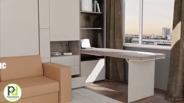 Что такое мебель трансформер? Днем-гостиная. Ночью-спальня смотреть онлайн