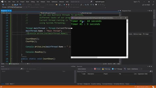 C# multithreading ? смотреть онлайн