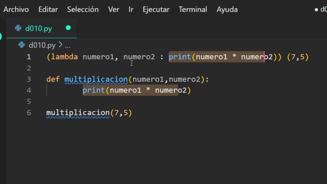 FUNCIONES LAMBDA o anónimas - Con ejercicios - PYTHON EN 100 DÍAS - Día 10 смотреть онлайн
