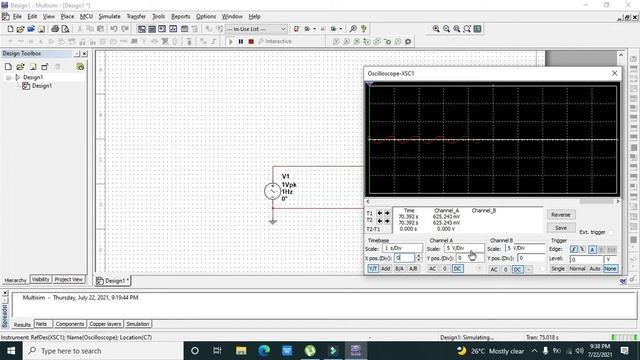 how to use oscilloscope in multisim | oscilloscope in multisim смотреть онлайн