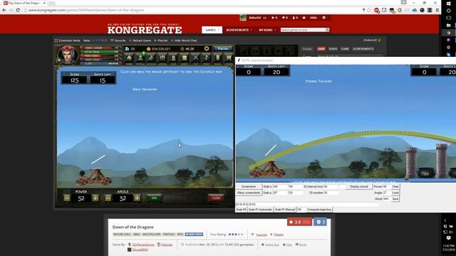 Dawn of the Dragons: Catapult simulator смотреть онлайн