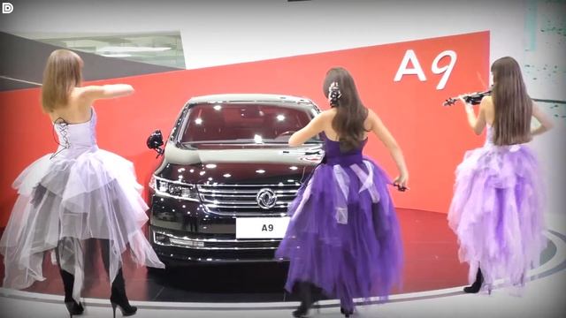 Автовыставка в Крокус Экспо - электро шоу Violin Group DOLLS смотреть онлайн