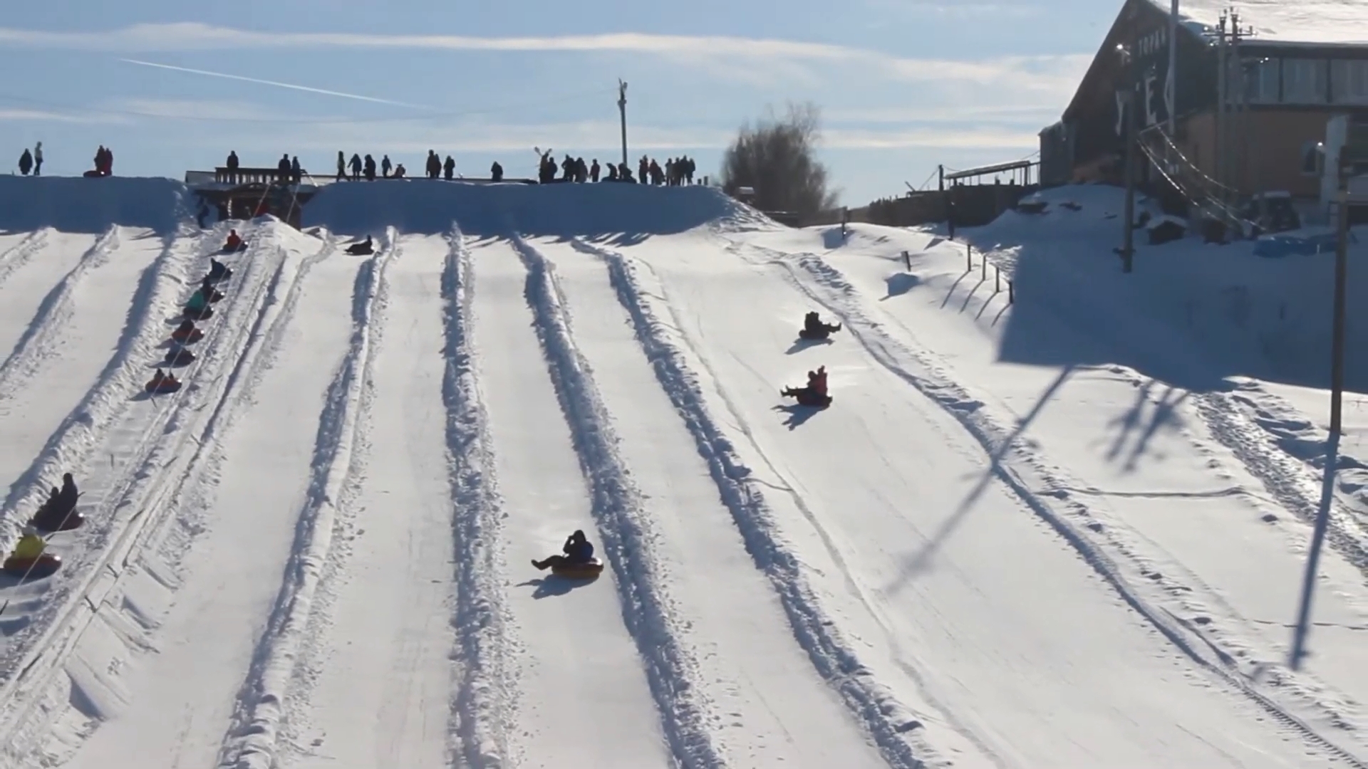 Горнолыжный комплекс "Заячья гора" 9 марта 2018 г. Видео 2 смотреть онлайн