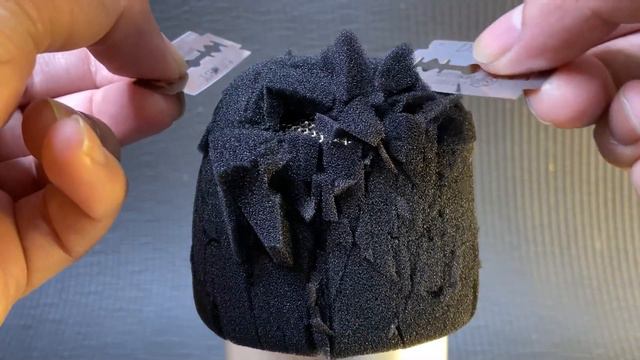 ASMR Mic Scratching with Double edge blade for relaxing. смотреть онлайн