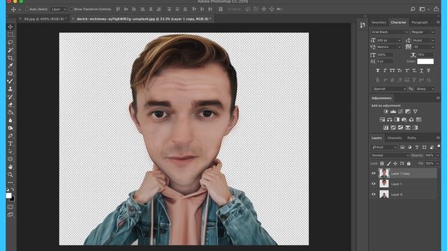 How to Create 3D Cartoon in Photoshop Tutorial смотреть онлайн