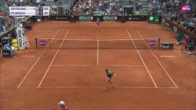 2017 Internazionali BNL d'Italia Quarterfinals | Elina Svitolina vs Pliskova | WTA Highlights смотреть онлайн